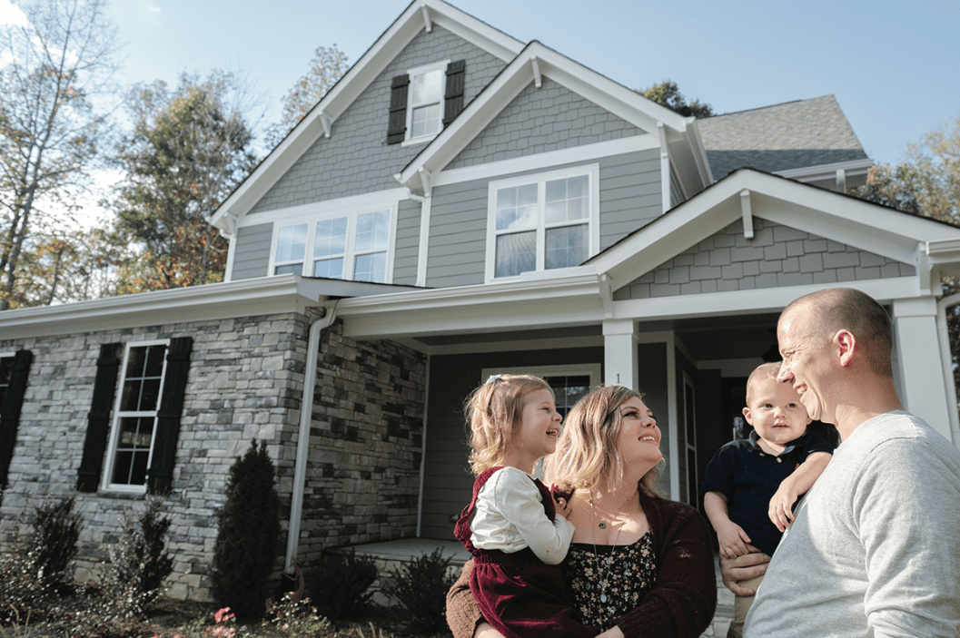Alex Barker and Andrew Barker – along with their kids, Dylan, 4, and Milo, 2