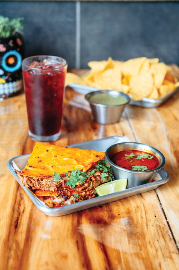 Best of Chatham winner Ta Contento serves authentic Mexican dishes including a birria quesadilla.
